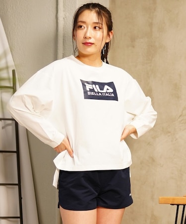 FILA/325050 水着 4点セット 長袖ラッシュガード フィラ レディース ムラサキスポーツ