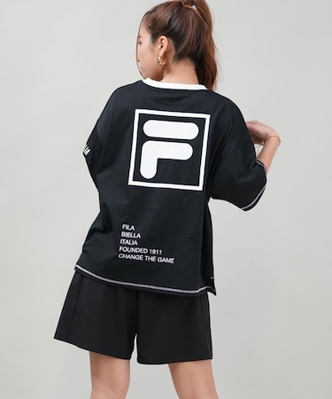 FILA/325060 水着 4点セット 半袖ラッシュガード フィラ レディース ムラサキスポーツ