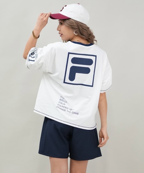 FILA/325060 水着 4点セット 半袖ラッシュガード フィラ レディース ムラサキスポーツ