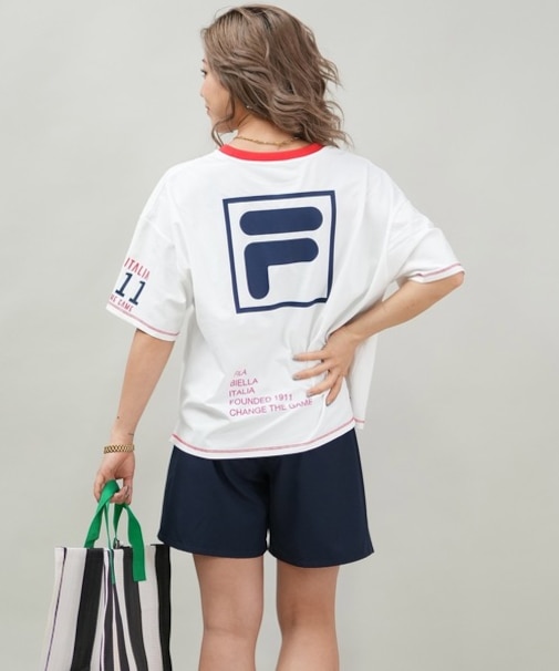 FILA/325060 水着 4点セット 半袖ラッシュガード フィラ レディース ムラサキスポーツ