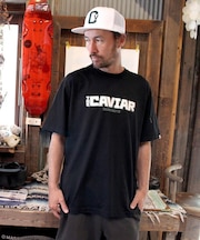 THE CAVIAR(キャビア)半袖Tシャツ フロントデザイン CV507-036 /メンズ ムラサキスポーツ