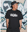 THE CAVIAR(キャビア)半袖Tシャツ フロントデザイン CV507-039 /メンズ ムラサキスポーツ