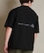 THREE WEATHER(スリーウェザー)半袖 Tシャツ ロゴ バックプリント 裾ドローコード TW SURF TEE TW25F-2101/メンズ ムラサキスポーツ