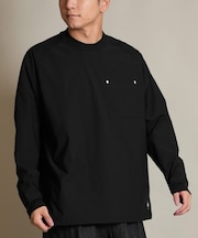 THREE WEATHER(スリーウェザー)長袖 Tシャツ ロンT  胸ポケット ポケT 裾ドローコード TW SURF POCKET LSTEE TW25F-2202/メンズ ムラサキスポーツ