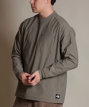 THREE WEATHER(スリーウェザー)長袖 Tシャツ ロンT  胸ポケット ポケT 裾ドローコード TW SURF POCKET LSTEE TW25F-2202/メンズ ムラサキスポーツ