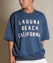 【限定】DEAR LAUREL(ディアローレル)半袖Tシャツ スウェット D25F-2101 メンズ ムラサキスポーツ限定