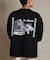 【限定】DEAR LAUREL(ディアローレル)長袖 Tシャツ ロンT バックプリント SURF GARDEN LONG SLEEVE T D25F-2201/メンズ ムラサキスポーツ限定