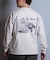 【限定】DEAR LAUREL(ディアローレル)長袖 Tシャツ ロンT バックプリント SURF GARDEN LONG SLEEVE T D25F-2201/メンズ ムラサキスポーツ限定