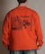 【限定】DEAR LAUREL(ディアローレル)長袖 Tシャツ ロンT バックプリント SURF GARDEN LONG SLEEVE T D25F-2201/メンズ ムラサキスポーツ限定