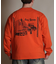 【限定】DEAR LAUREL(ディアローレル)長袖 Tシャツ ロンT バックプリント SURF GARDEN LONG SLEEVE T D25F-2201/メンズ ムラサキスポーツ限定