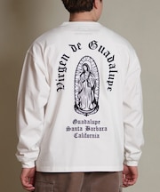 【限定】DEARLAUREL 長袖 Tシャツ ロンT 総刺繍 MARIA LONG SLEEVE T D25F-2202 ディアローレル/メンズ ムラサキスポーツ