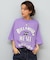 BILLABONG(ビラボン)半袖Tシャツ アーチロゴ オーバーサイズ BF014-U01 BF014U01/レディース ムラサキスポーツ