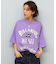 BILLABONG(ビラボン)半袖Tシャツ アーチロゴ オーバーサイズ BF014-U01 BF014U01/レディース ムラサキスポーツ