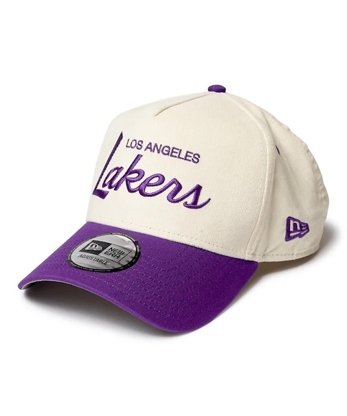 NEW ERA(ニューエラ)9FORTY A-Frame Summer Corduroy ロサンゼルス・レイカーズ 14388661 キャップ 帽子/ユニセックス ムラサキスポーツ