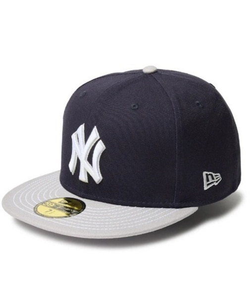 NEW ERA(ニューエラ)59FIFTY Duck Canvas ニューヨーク・ヤンキース 14388860 キャップ 帽子/ユニセックス ムラサキスポーツ