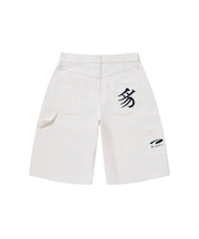 PUMA(プーマ)PUMA x BlackEyePatch コラボ KANJI ツイル ペインター ショーツ 636085/メンズ ムラサキスポーツ