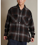 【限定】DEAR LAUREL(ディアローレル)長袖シャツ チェック ネルシャツ FLANNEL SHIRT D25F-2603/メンズ ムラサキスポーツ限定