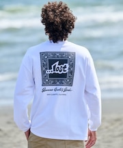 【限定】lost 長袖 Tシャツ ロンT メンズ バックプリント ペイズリー柄 SPACER LS TEE L25F-2202 ロスト/メンズ ムラサキスポーツ限定