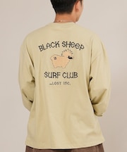 【限定】lost 長袖 Tシャツ ロンT  バックプリント ロゴ BLACK SHEEP LS TEE ロスト/メンズ ムラサキスポーツ限定