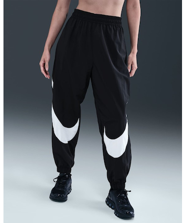 NIKE(ナイキ)ミッドライズ ジョガーパンツ オーバーサイズフィット セットアップ対応 HV2358-010/レディース ムラサキスポーツ