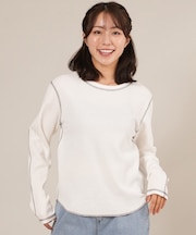 【限定】RIKKA FEMME(リッカファム) サーマルロンT 長袖Tシャツ RF25FW04/レディース ムラサキスポーツ限定