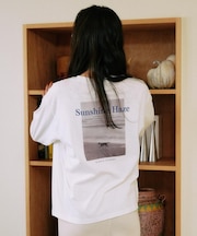 【限定】RIKKA FEMME(リッカファム)フォトロンT バックプリントTシャツ 長袖Tシャツ  RF25FW05/レディース ムラサキスポーツ限定