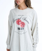 ROXY(ロキシー)長袖Tシャツ ロンT BOARD GAME NIGHT ウィメンズ RLT254604T/レディース ムラサキスポーツ