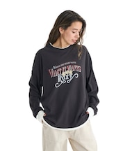 ROXY(ロキシー)長袖Tシャツ ロンT ROOM SERVISE ウィメンズ RLT254606T/レディース ムラサキスポーツ