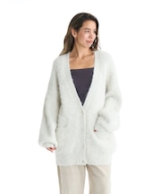 ROXY(ロキシー)長袖ニット セーター カーディガン MY HEART ウィメンズ RSR254602T/レディース ムラサキスポーツ