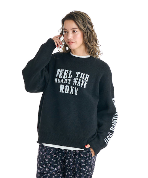 ROXY(ロキシー)長袖セーター FEEL THE HEART WAVE ウィメンズ