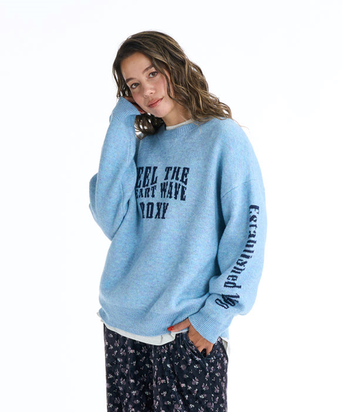 ROXY(ロキシー)長袖セーター FEEL THE HEART WAVE ウィメンズ