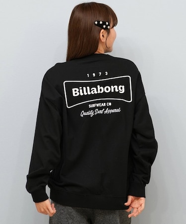 BILLABONG(ビラボン)スウェット バックプリントトレーナー BF014-001 BF014001/レディース ムラサキスポーツ