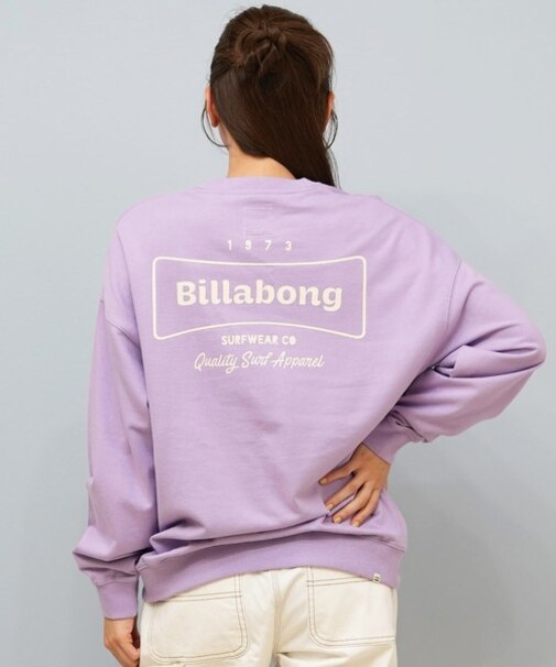 BILLABONG(ビラボン)スウェット バックプリントトレーナー BF014-001 BF014001/レディース ムラサキスポーツ