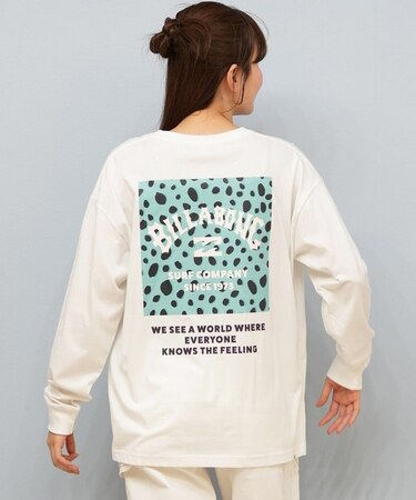 BILLABONG(ビラボン)バックプリントロンT 長袖 Tシャツ BF014-052 BF014052/レディース ムラサキスポーツ