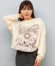 BILLABONG(ビラボン)長袖 Tシャツ ロンT ショート丈 BF014-054 BF014054/レディース ムラサキスポーツ