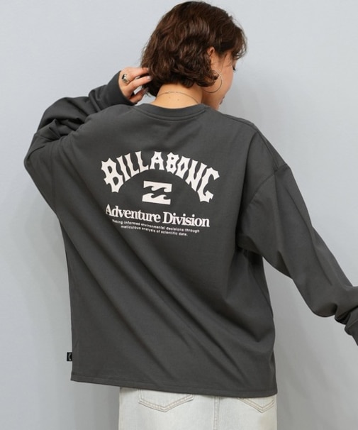 BILLABONG(ビラボン)長袖 Tシャツ バックプリントロンT BF014-061 BF014061/レディース ムラサキスポーツ