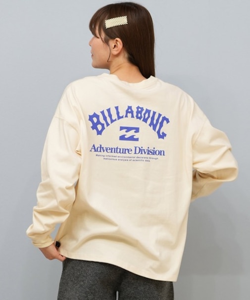 BILLABONG(ビラボン)長袖 Tシャツ バックプリントロンT BF014-061 BF014061/レディース ムラサキスポーツ
