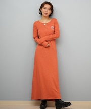 BILLABONG(ビラボン)ワンピース 長袖 ロング丈 BF014-350 BF014350/レディース ムラサキスポーツ