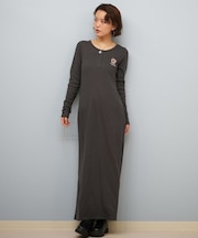 BILLABONG(ビラボン)ワンピース 長袖 ロング丈 BF014-350 BF014350/レディース ムラサキスポーツ