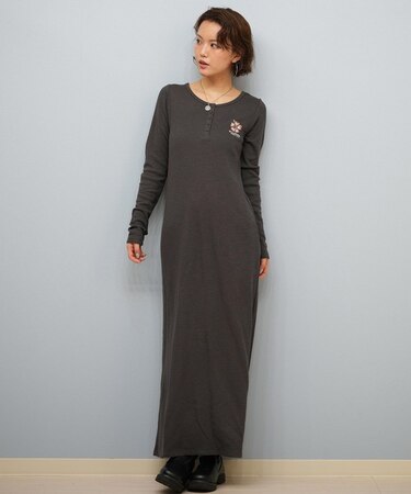 BILLABONG(ビラボン)ワンピース 長袖 ロング丈 BF014-350 BF014350/レディース ムラサキスポーツ