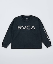 RVCA/キッズ 長袖 Tシャツ ロンT ロゴ RVCA LT BF046-050 ジュニア 子供 ルーカ/男の子 女の子 ムラサキスポーツ