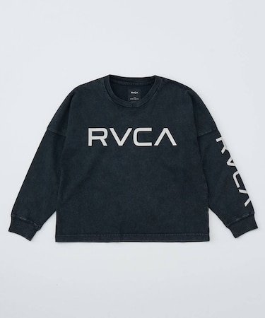 RVCA/キッズ 長袖 Tシャツ ロンT ロゴ RVCA LT BF046-050 ジュニア 子供 ルーカ/男の子 女の子 ムラサキスポーツ