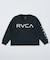 RVCA(ルーカ)キッズ 長袖 Tシャツ ロゴ ロンT BF046-050/ムラサキスポーツ
