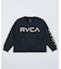 RVCA(ルーカ)キッズ 長袖 Tシャツ ロゴ ロンT BF046-050/ムラサキスポーツ