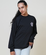 THE NORTH FACE(ザ・ノースフェイス)ロングスリーブフリーラングラフィッククルー NT62593 長袖Tシャツ/ユニセックス レディース ムラサキスポーツ