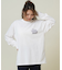 THE NORTH FACE(ザ・ノースフェイス)ロングスリーブフリーラングラフィッククルー NT62593 長袖Tシャツ/ユニセックス レディース ムラサキスポーツ