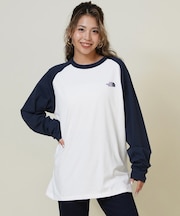 THE NORTH FACE(ザ・ノースフェイス)ロングスリーブ ES ベースボールティー NT82591 長袖Tシャツ ラグラン/ユニセックス レディース ムラサキスポーツ