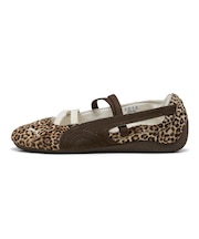 PUMA(プーマ)SPEEDCAT BALLET WILD WNS 406689 01 スニーカー メリージェーン レオパード ヒョウ柄 /レディース ムラサキスポーツ