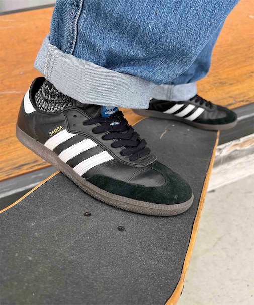 adidas skateboarding(アディダス スケートボーディング) SAMBA ADV IE3100 421253947 メンズ レディース スニーカー シューズ スケシュー ストリート ムラサキスポーツ