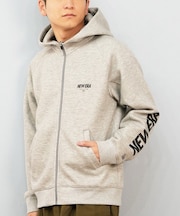 NEWERA/小さめ ジップアップ パーカー メンズ 軽量 保温 14674793 ニューエラ メンズ ムラサキスポーツ